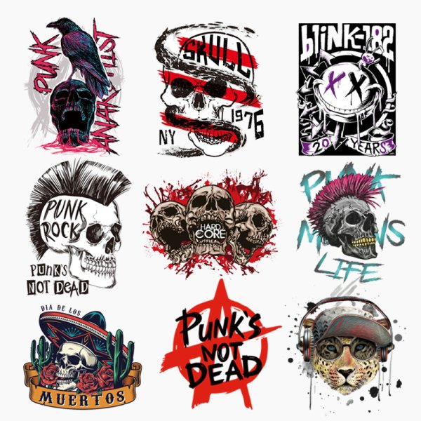 Панк логотипы