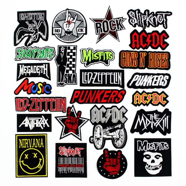 Наклейки рок групп