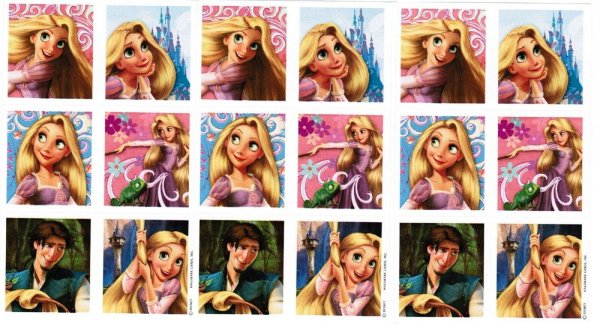 Стикеры Рапунцель в ВК