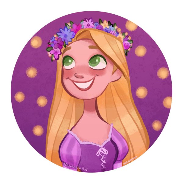 Смайлик Рапунцель