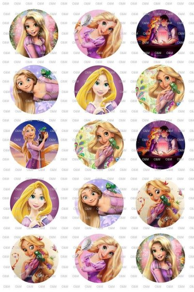 Рапунцель карточки