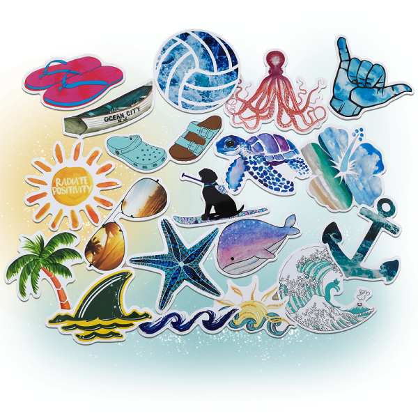 Наклейки для лета