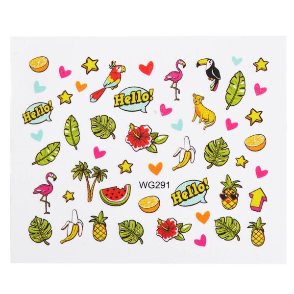 Летние наклейки