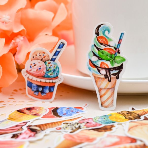 Стикеры мороженое