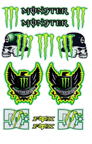 Наклейка - монстр