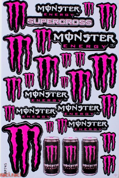 Monster Energy наклейки