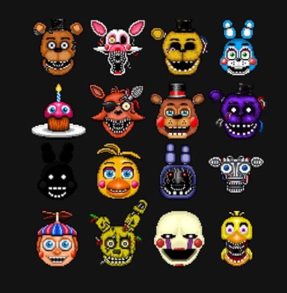 ФНАФ персонажи Мангл