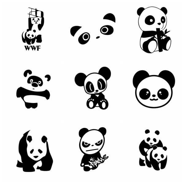 Стикеры "Панда"