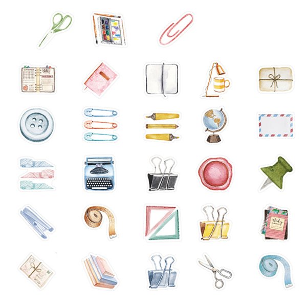 Канцелярские наклейки для ежедневника