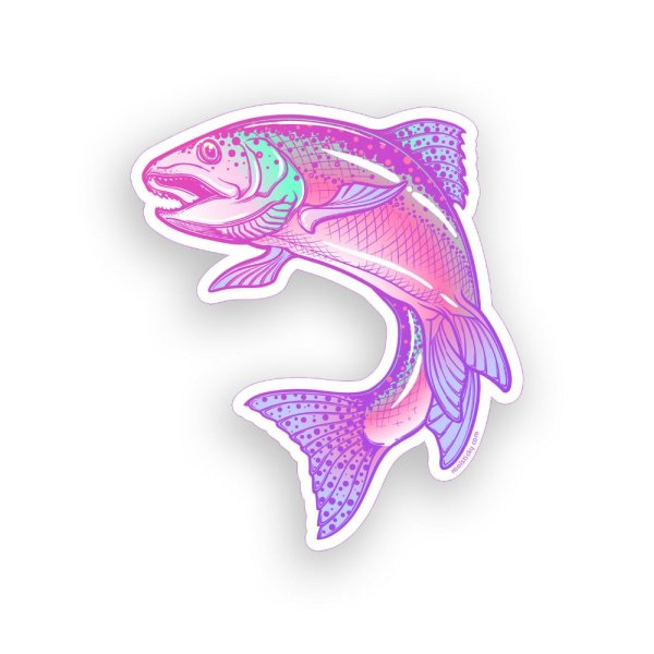 Наклейки форель