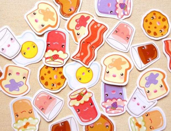 Закладки кавайные еда