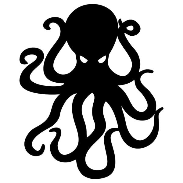 Наклейки осьминог