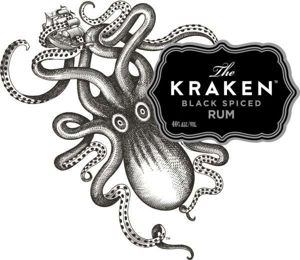 Kraken rum этикетка