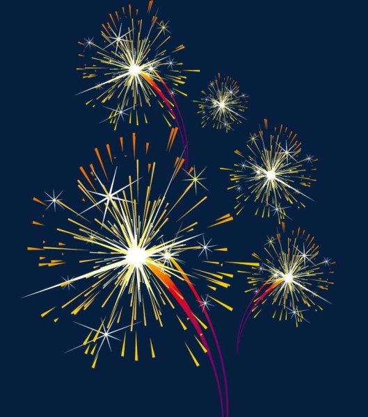 Салют стикер