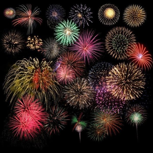 Стикер фейерверк