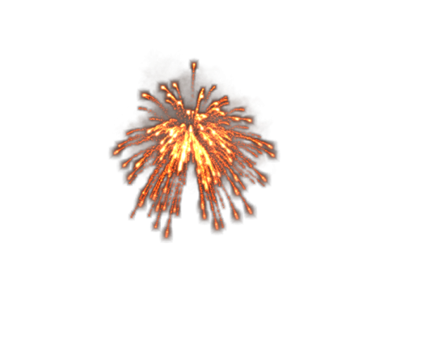 Салют 9 мая на прозрачном фоне