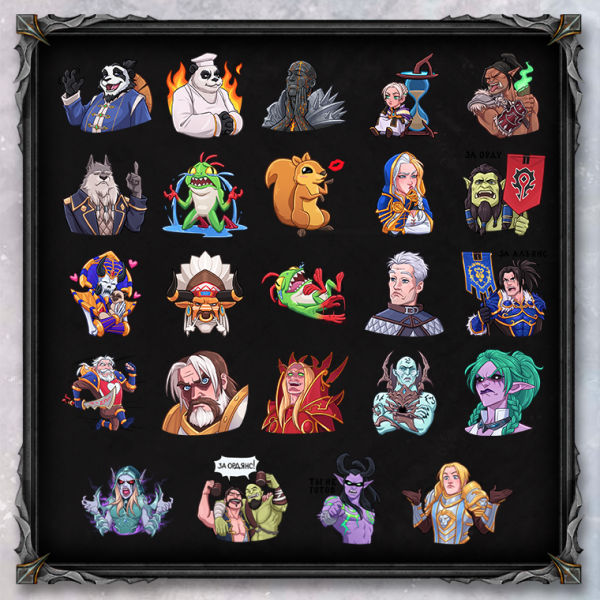 Стикеры World of Warcraft