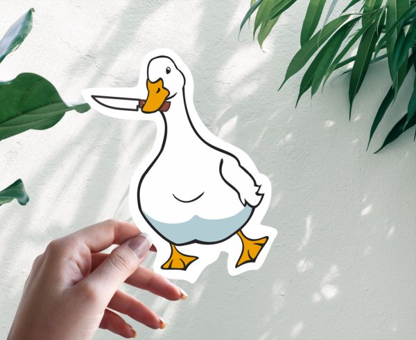 Стикеры с гусем
