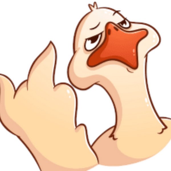 Наклейка Гусь