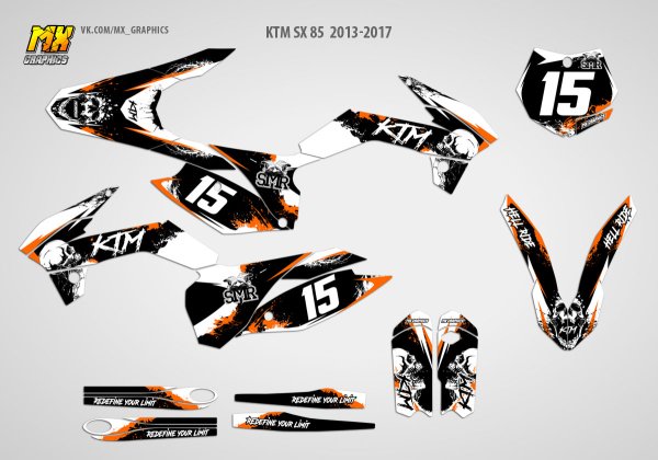 Наклейки на KTM SX 85