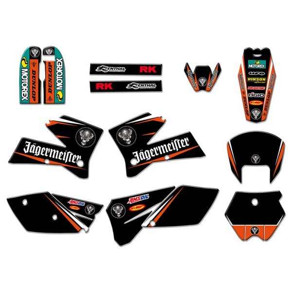 Наклейки на КТМ sx125 2008