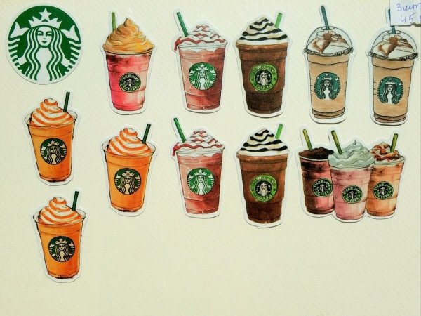 Этикетка Старбакс