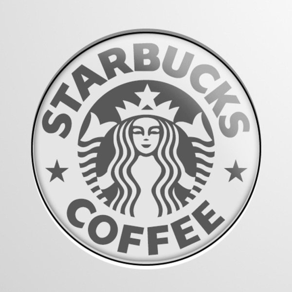 Старбакс логотип чёрный