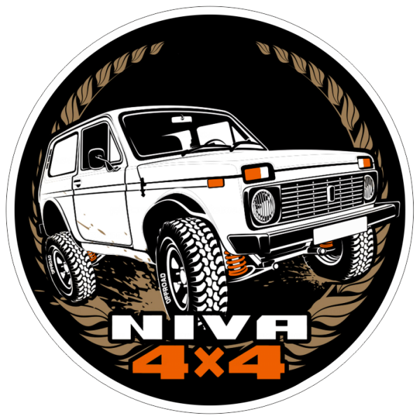 Наклейки Нива 4х4 2131