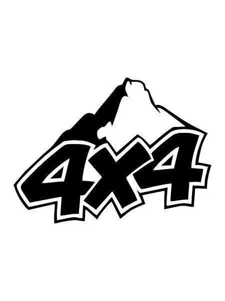 Наклейки на внедорожники 4х4