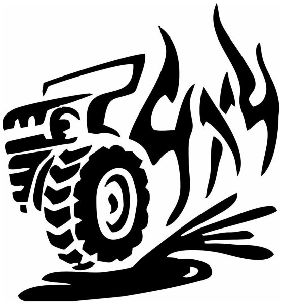 Внедорожники с наклейками