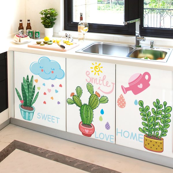 Наклейки на кухонные шкафчики