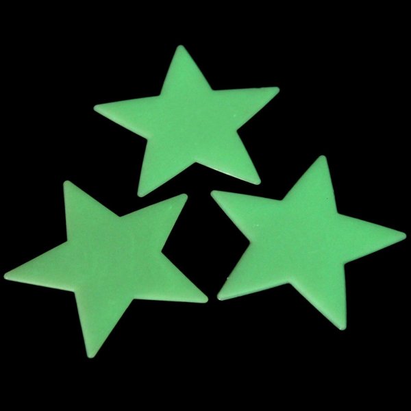 Светящиеся наклейки звезды