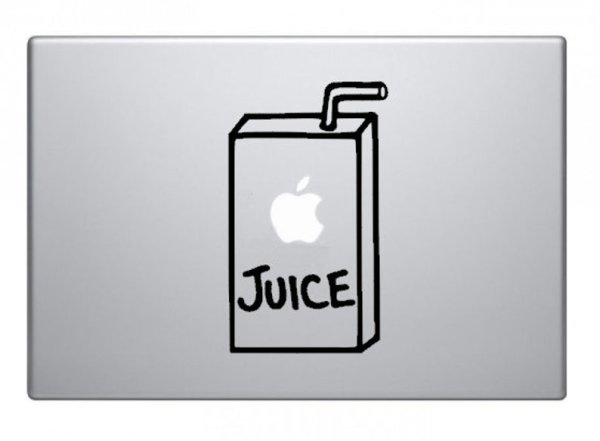 Наклейка на яблоко MACBOOK