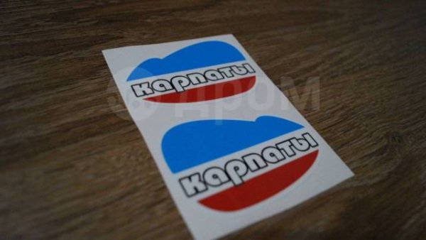 Карпаты наклейка на бак