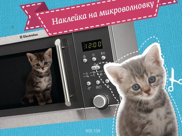 Наклейки на микроволновку