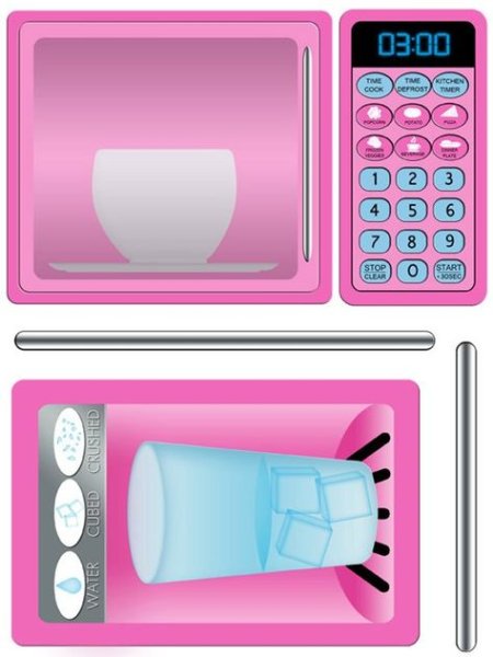 Наклейки для игрушечной кухни