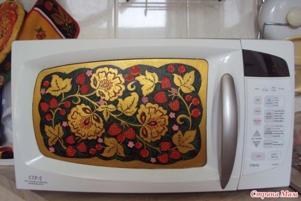 Микроволновка Хохлома