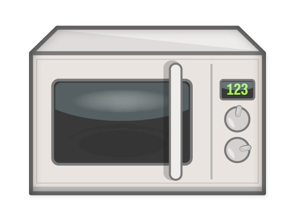 Микроволновка мультяшная