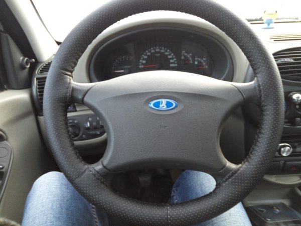 Спортивный руль на ладу калину