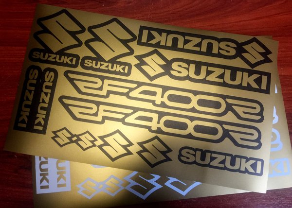 Suzuki RF 400 наклейки