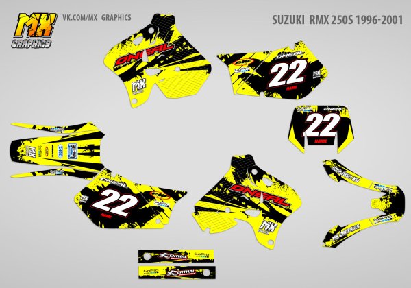 Наклейки Сузуки rmx250s