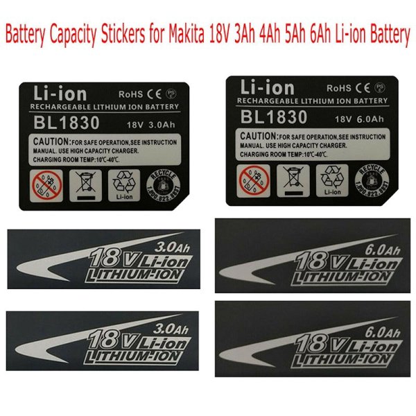 Наклейки на АКБ 18650