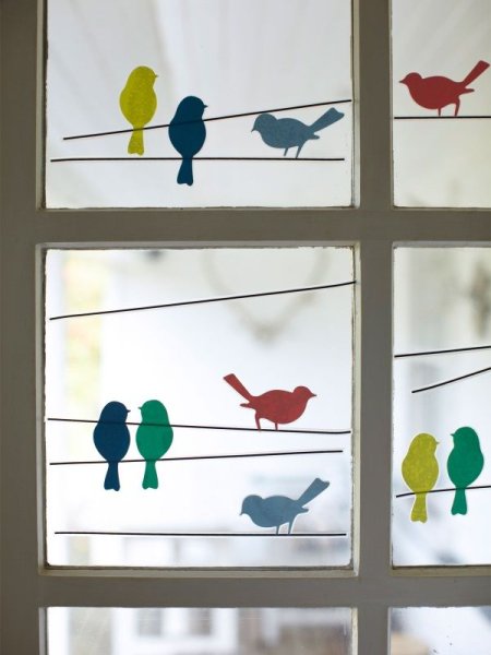 Снежинки на окна