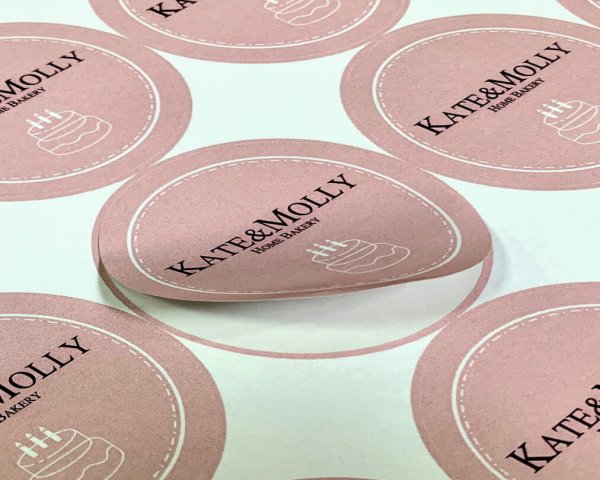 Наклейки с контурной резкой