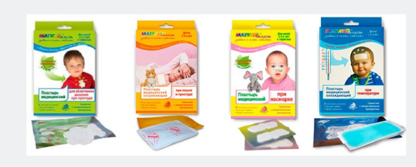 Детские пластыри от насморка и кашля с 1 года
