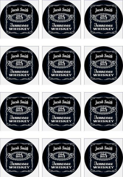 Наклейка настоящему мужчине