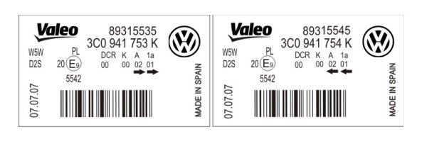 Наклейки на фары под ксенон Ниссан Кашкай j10