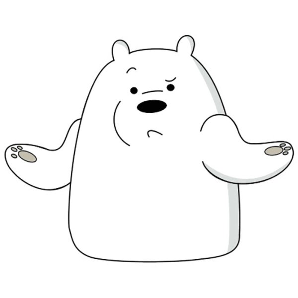 ICEBEAR стикер телеграмм