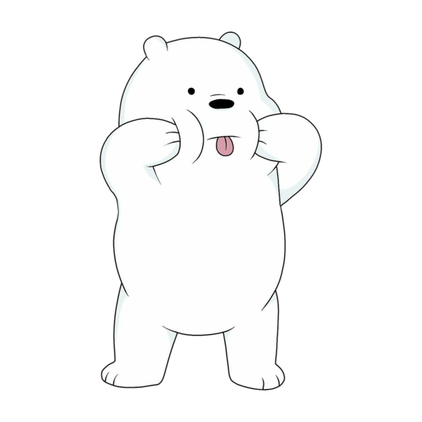 Рисунки для наклеек своими руками чёрно белые мишки