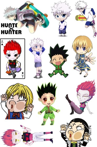 Hunter x Hunter наклейки